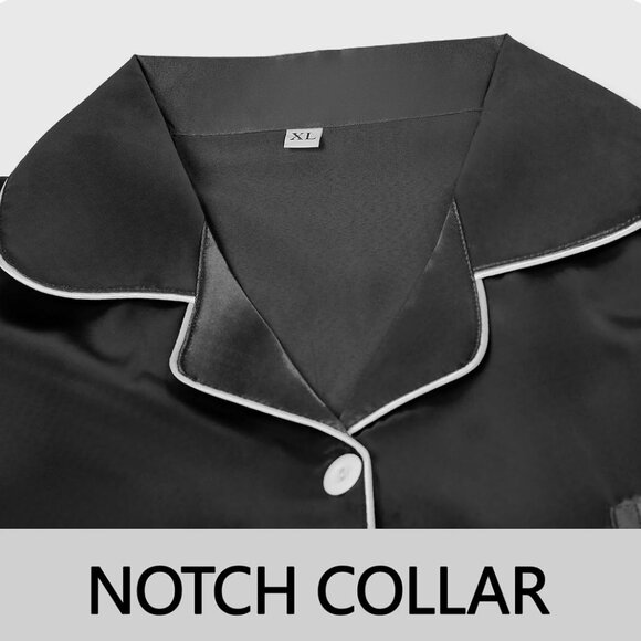 NWT Womens Loungewear Two Piece Sleepwear Button Down Pj Shorts Set - L - Picture 6 of 9